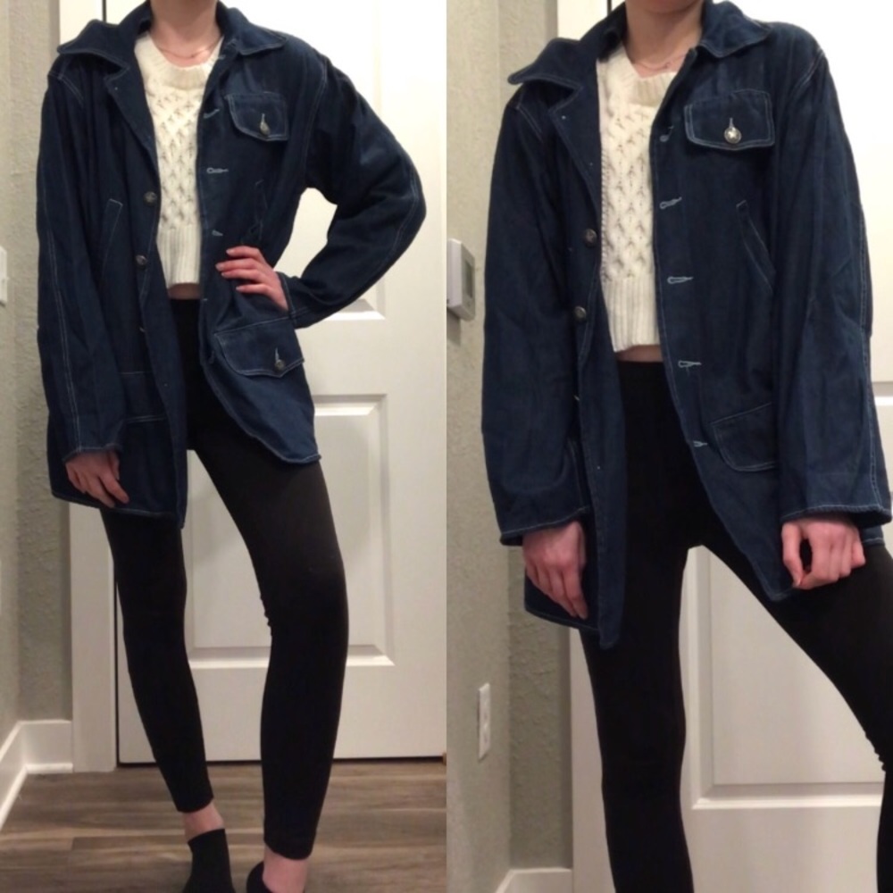 Urban Outfitters x Anna Sui Oversized Denim Jacket